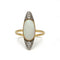 Bague 60 Bague Art Déco - Or, platine, diamants et opale 58 Facettes 250234R