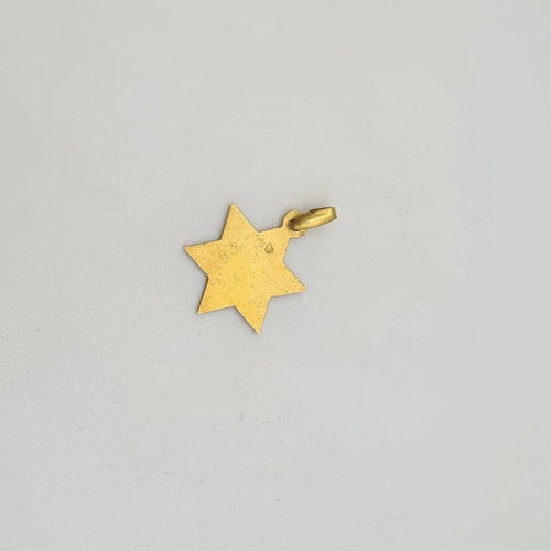 Pendentif Pendentif Étoile de David en or jaune 58 Facettes