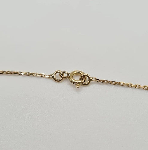 Collier Collier or jaune serti d'une citrine et de diamants 58 Facettes