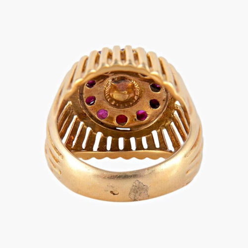 Bague 51 Bague Perle et Grenats 58 Facettes