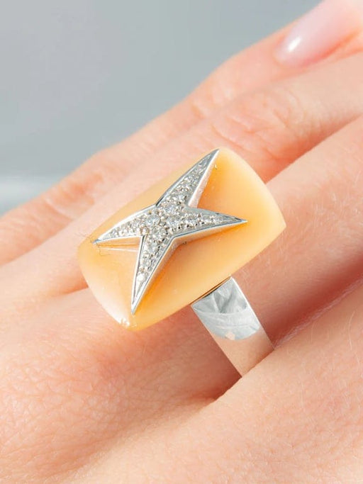 Bague 55 Bague Mauboussin Etoile divine 58 Facettes