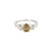 Bague 53 Bague - Diamant brun coussin 1,13 ct en or jaune et gris 58 Facettes LJ17