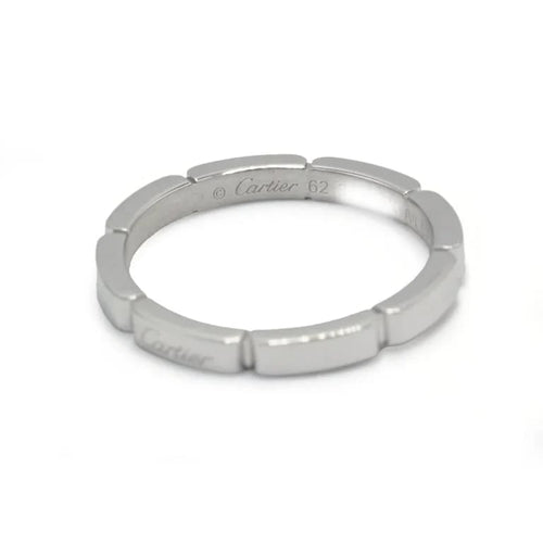 Bague 62 Alliance Maillon Panthère - CARTIER 58 Facettes 260036R