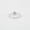 Bague 53 Bague Or blanc Diamants 58 Facettes