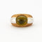 Bague 53 Bague Jonc Or jaune Péridot 58 Facettes 4886