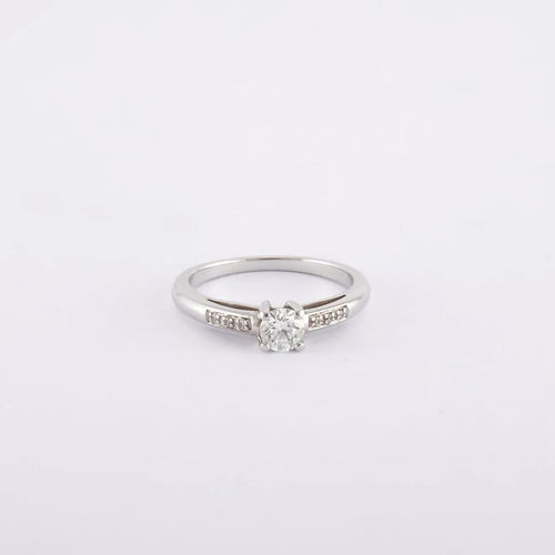 Bague 51 Bague Solitaire "Tu es le sel de ma vie" - MAUBOUSSIN 58 Facettes 190079R