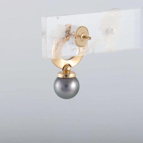 Boucles d'oreilles Dormeuses Perles de Tahiti Diamants 58 Facettes 1