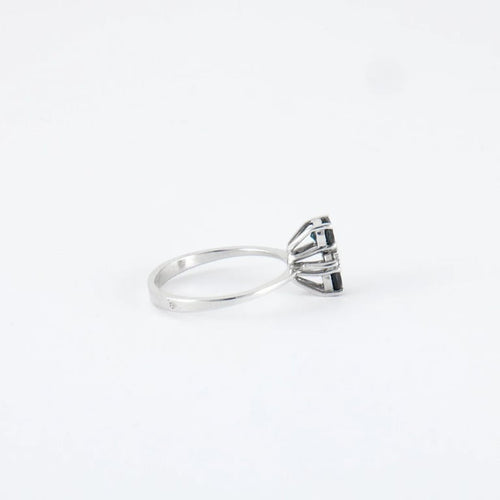 Bague 54 Bague Saphirs Diamants 58 Facettes