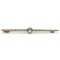 Broche Broche Barrette - Or jaune, Platine, Aigue-Marine & Diamants 58 Facettes 250389R