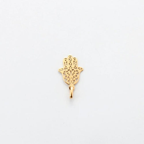 Pendentif Pendentif main de Fatma or jaune 58 Facettes