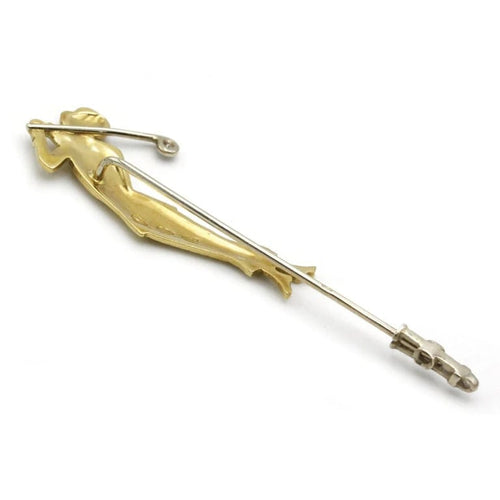 Broche Epingle Golfeuse - Or & Diamant 58 Facettes 240049R