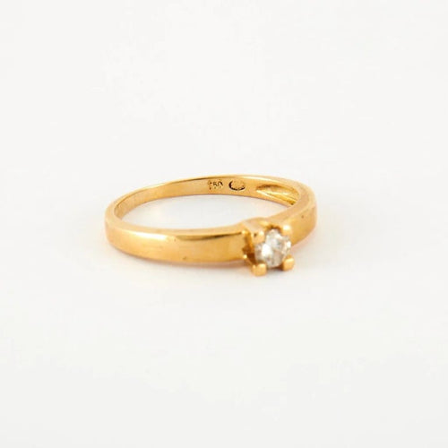Bague 52 Bague en Or jaune & diamants 58 Facettes
