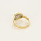 Bague 52.5 Bague en or jaune et or gris, diamants 58 Facettes VAN0760X2
