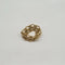 Bague 54.5 Bague en mailles or jaune 58 Facettes