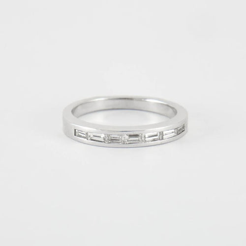 Bague 53 Bague en Or Blanc & diamants 58 Facettes