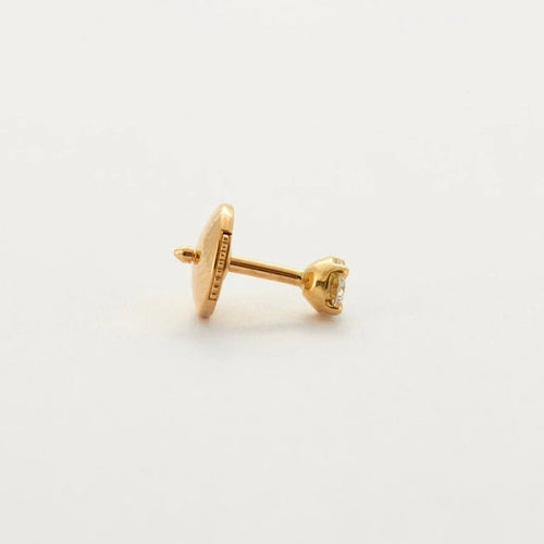 Boucles d'oreilles Boucles d'oreilles or jaune diamant 58 Facettes