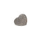 Bague 52.5 Bague cœur or blanc sertie de diamants naturels 58 Facettes