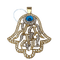 Pendentif Pendentif main de Fatma en or jaune 18K 9,77 g 58 Facettes 250118
