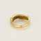 Bague 55 Bague jonc en or jaune et diamants 58 Facettes SEN2452