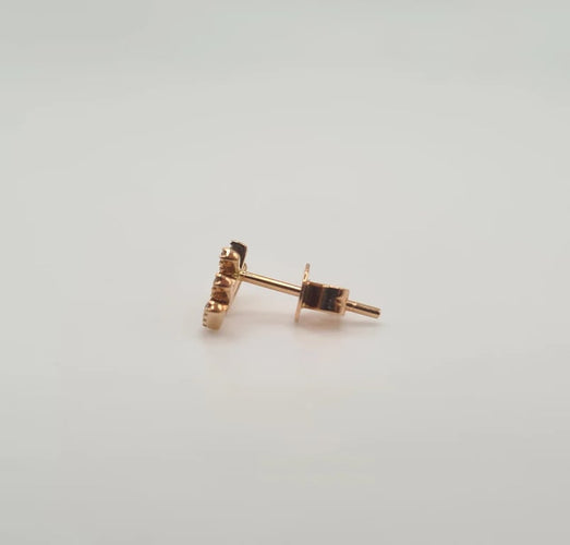 Boucles d'oreilles Boucles d’oreilles «LO VE » or rose diamants 58 Facettes