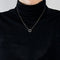 Collier Collier or jaune et diamants 58 Facettes