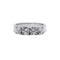 Bague 50 Bague or blanc diamants 58 Facettes 220503R