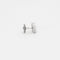 Boucles d'oreilles Boucles d’oreilles clous carrées en or blanc 18k et diamants 58 Facettes AB36