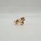 Broche Broche or rose, saphir rose, perles de culture 58 Facettes