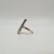 Bague 49.5 Bague or blanc, saphirs ovales et diamants 58 Facettes
