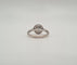 Bague 52 Bague or blanc palladié sertie de diamants naturels 58 Facettes