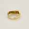 Bague 55 Bague mouvementée en or jaune 58 Facettes SENS2452X7