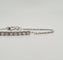 Bracelet Bracelet or blanc serti d’une barrette de diamants 58 Facettes