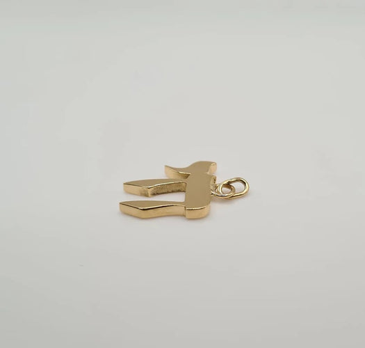 Pendentif Pendentif "hai" or jaune 58 Facettes