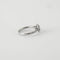 Bague 50 Bague Solitaire Or blanc Diamants 58 Facettes