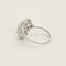 Bague 57 Bague - Bague chaton pyramidal princesse en platine et diamants 58 Facettes LJBAV3