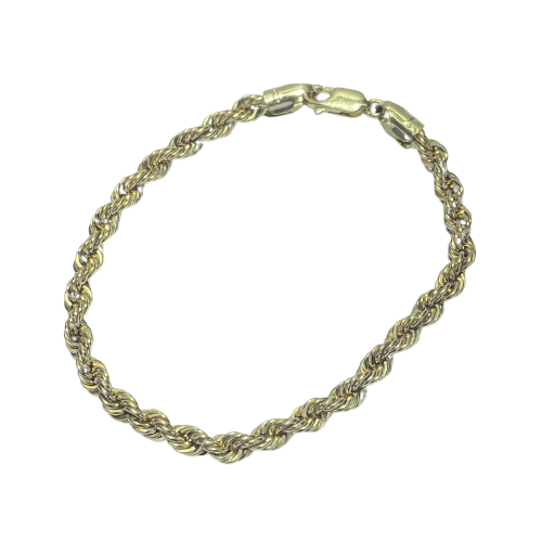 Bracelet Bracelet torsadé en or jaune 18 carats, 4,98 g 58 Facettes 250304