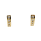 Boucles d'oreilles Boucles d'oreilles créoles quart en or jaune 585 et diamants 58 Facettes 2337