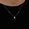 Collier Collier Or blanc Diamants 58 Facettes