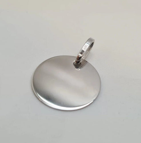 Pendentif Pendentif médaille en Or blanc 58 Facettes