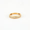 Bague 50 Bague Or jaune pavage Diamants 58 Facettes