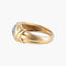 Bague 58 Bague pavée de 19 diamants en or jaune 750 58 Facettes