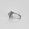 Bague 51,5 Bague marguerite en or blanc 18k, platine et diamants 58 Facettes LJ25-330