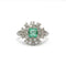Bague 55.5 Bague - Or, Diamants & Emeraude 58 Facettes 250308R