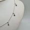 Collier Collier or blanc 18 carats serti de saphirs multi couleurs 58 Facettes