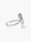 Bague 52.5 Bague en or blanc sertie de diamants entrelacés 58 Facettes 422 00279