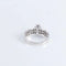 Bague 54 Bague Solitaire Fleurs diamants 58 Facettes FM91