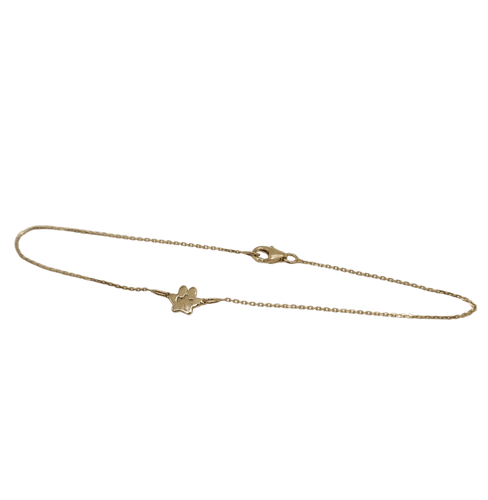 Bracelet Bracelet patte de chien or jaune 58 Facettes