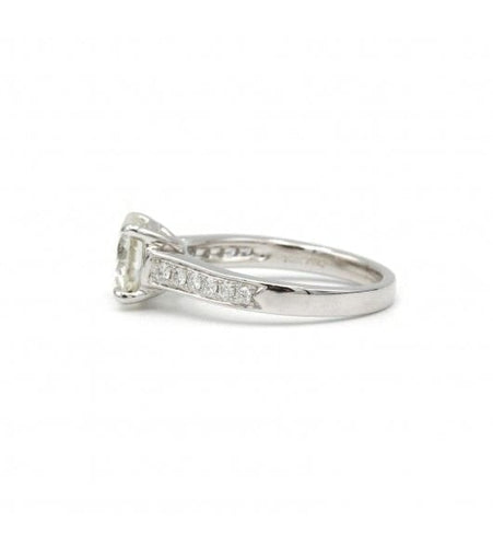 Bague 53 Solitaire accompagné - 1,88 carats I VVS2 58 Facettes 240084R-230328R