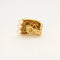 Boucles d'oreilles Boucles d’oreilles clips corne d’abondance en or jaune 18k et pierres 58 Facettes AB32