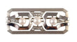 Broche Broche barette or blanc Art Déco diamants et perles 58 Facettes C 295